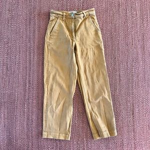 Everlane organic straight leg pant S khaki